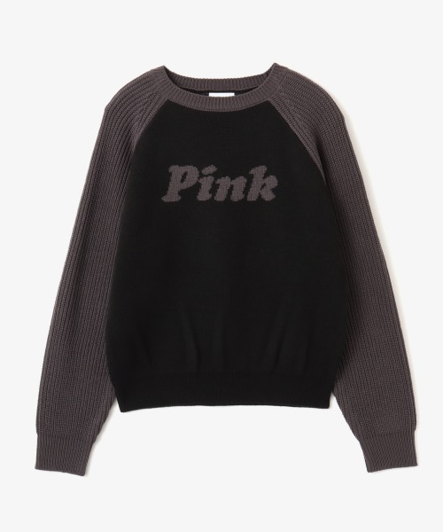 ニット セーター atmos pink Raglan Sleeve Knit / アトモス ピンク ラグラン スリーブ ニット レディース atmos girls ニット セーター pink Raglan Sleeve Knit