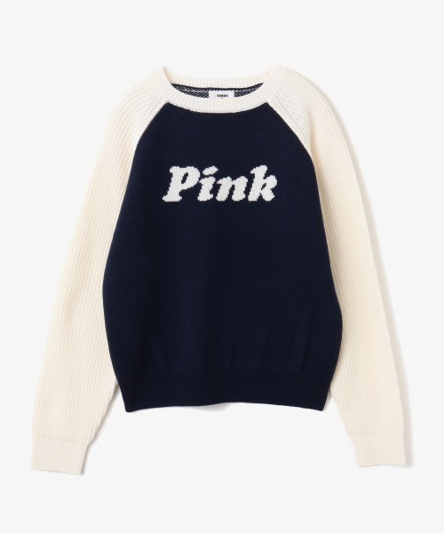 ニット セーター atmos pink Raglan Sleeve Knit / アトモス ピンク ラグラン スリーブ ニット レディース セール】atmos pink Raglan Sleeve Knit / アトモス ピンク