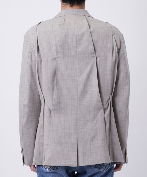 KHOKI（コッキ） コート ジャケット 「KHOKI/コッキ」Pleat-detail
