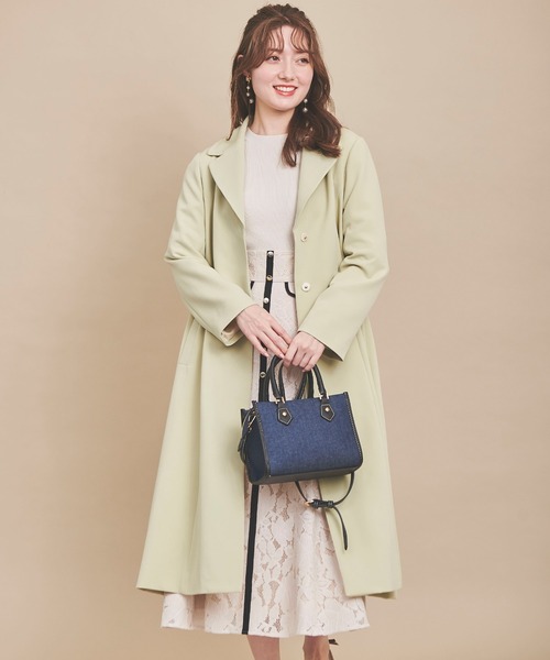 「31 Sons de mode」 チェスターコート 38 ベージュ レディース_画像4