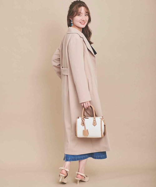 「31 Sons de mode」 チェスターコート 38 ベージュ レディース_画像8
