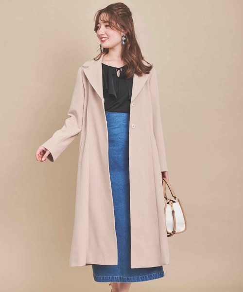 「31 Sons de mode」 チェスターコート 38 ベージュ レディース_画像9