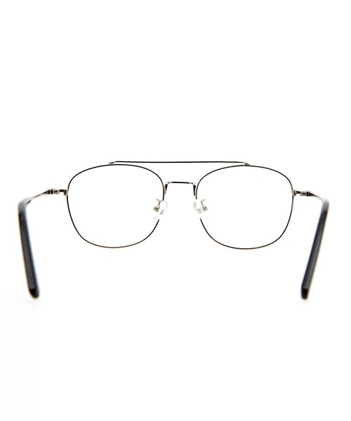 伊達メガネ メガネ 眼鏡 an meets zakka ツーブリッジレトロメガネ