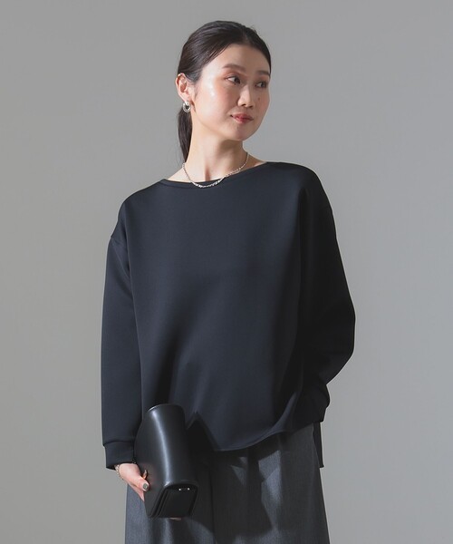 【特別送料無料！】 Demi-Luxe BEAMS tシャツ ダンボール ロングスリーブ プル トップス