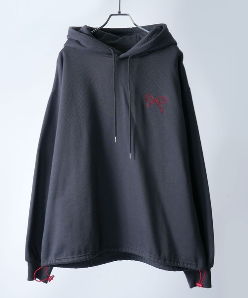 Starting Over パーカー PRINT EMBROIDERY DRAWCODE PULLOVER