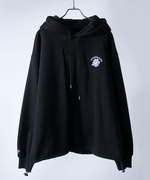 パーカー・フーディ 710973147001 Starting Over パーカー PRINT EMBROIDERY DRAWCODE PULLOVER