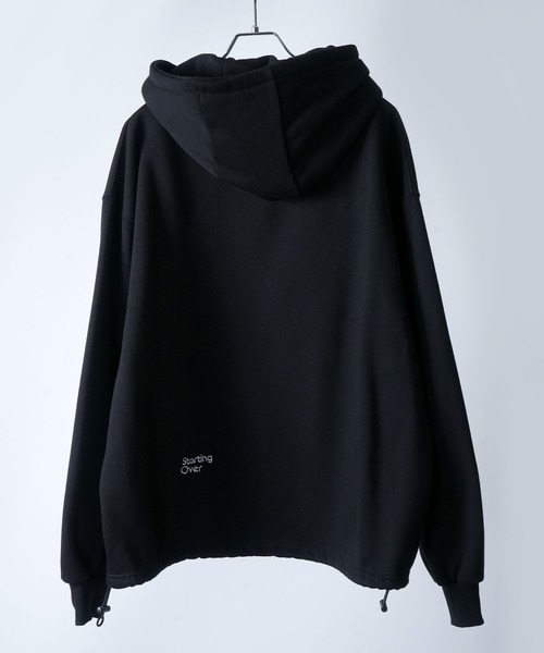 Starting Over パーカー PRINT EMBROIDERY DRAWCODE PULLOVER