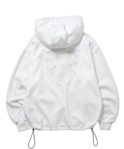 Starting Over パーカー PRINT EMBROIDERY DRAWCODE PULLOVER