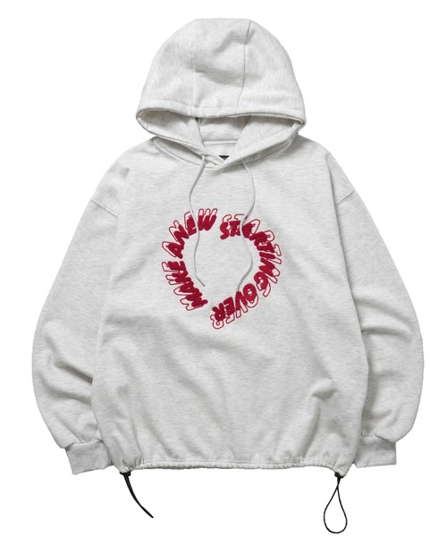 Starting Over パーカー PRINT EMBROIDERY DRAWCODE PULLOVER