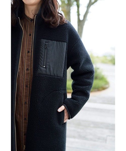 「Sunny clouds」 コート - ブラック レディース_画像8