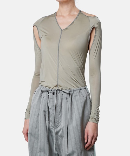 IRENE（アイレネ） tシャツ ナイロンシアーカットソー / Nylon Sheer