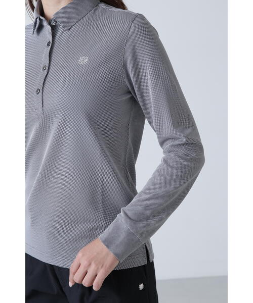 ポロシャツ ポロ 「St ANDREWS」カチオンレトロバーズアイ鹿の子フリル半袖シャツ (WOMENS) レディース St ANDREWS ポロシャツ ポロ 「St ANDREWS」カチオンレトロ