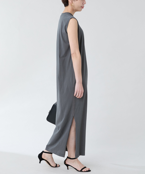 ATON ワンピース ATON（エイトン） TANKTOP DRESS OPAGGM0605