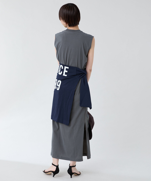 ATON（エイトン） ワンピース TANKTOP DRESS OPAGGM0605 : ZOZOTOWN