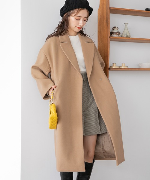 mysty woman（ミスティウーマン） チェスターコート FREE ベージュ
