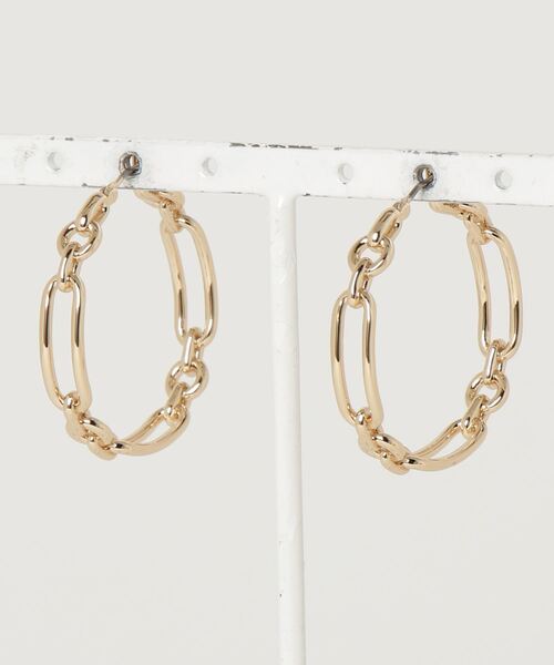 Ralph Lauren ラルフローレン Gold Link Hoop Earrings ピアス Gold-Plated Link Hoop Earrings for Women | Ralph Lauren® NL
