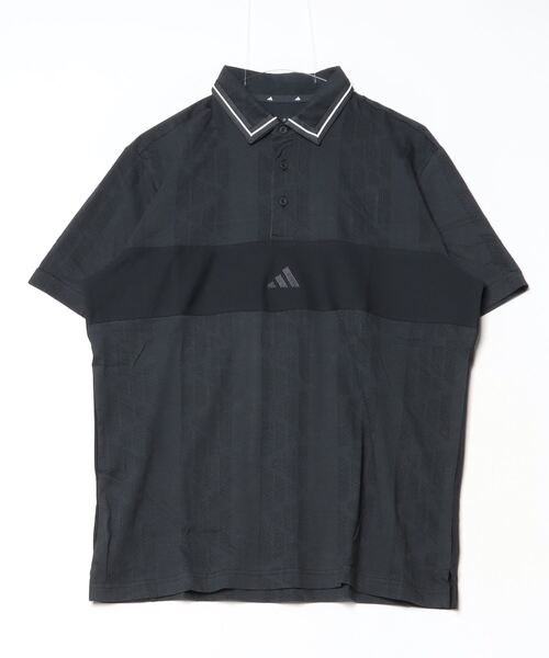 adidas ポロシャツ ビヨンド ザ コース ジャガード BOSロゴ 半袖