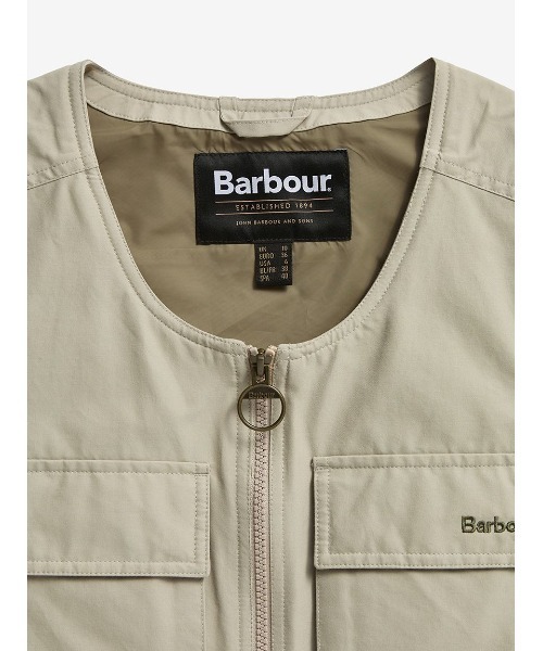 Barbour ベスト ジレ Erica マルチポケット レディース