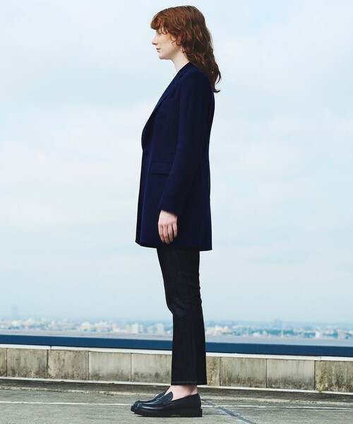 「23区」 チェスターコート 38 ベージュ レディース_画像2