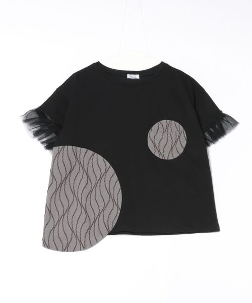 tシャツ パッチワークワンポケットT ladies レディース