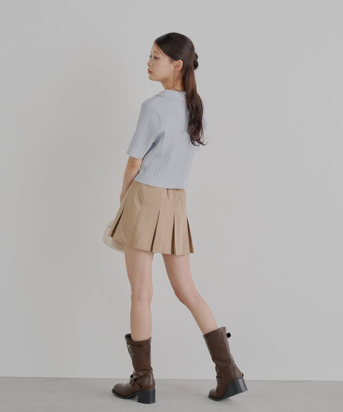 〔 +サイズ 〕 ニットコール レイヤードセーター Chico ニット セーター 「6色展開/セットアップ対応」レイヤード
