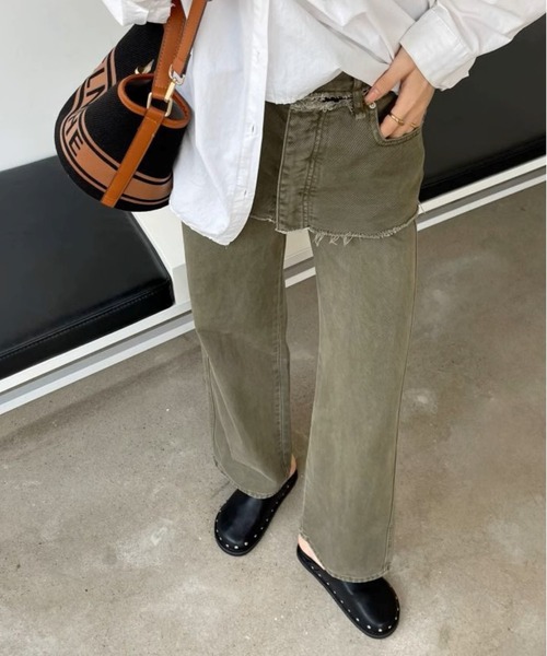 lit.Cy サンダル BIGバックル ズタッズ サボ レディース