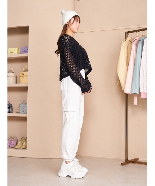 「Darich」 長袖ニット FREE ブラック レディース_画像9