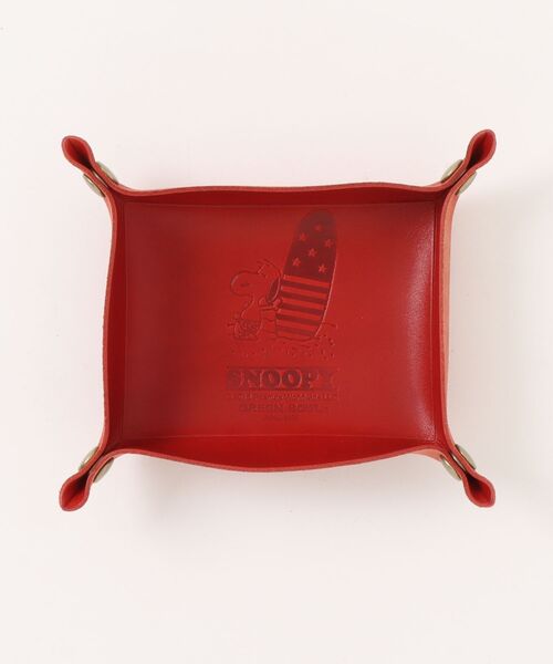 SNOOPY×OLD BETTY'S インテリア スヌーピー「SNOOPY」Leather Mulch