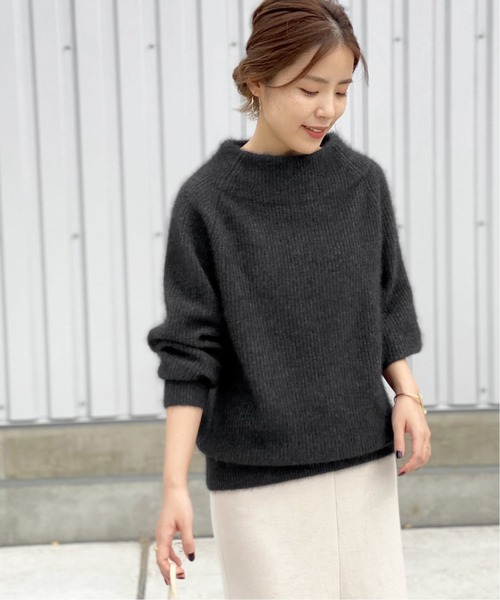 美品 スピック＆スパン ラクーン ウール ドロップショルダー ニット Spick＆Span（スピック アンド スパン） ニット セーター 「新色有り