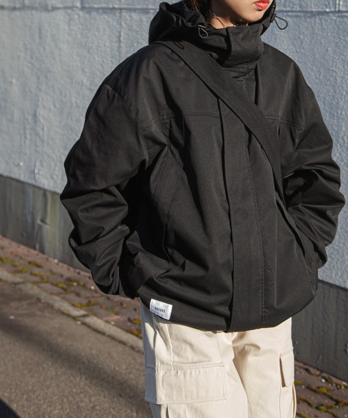 Abercrombie&Fitch マウンテンパーカー ブラック Abercrombie&Fitch マウンテンパーカー ブラック