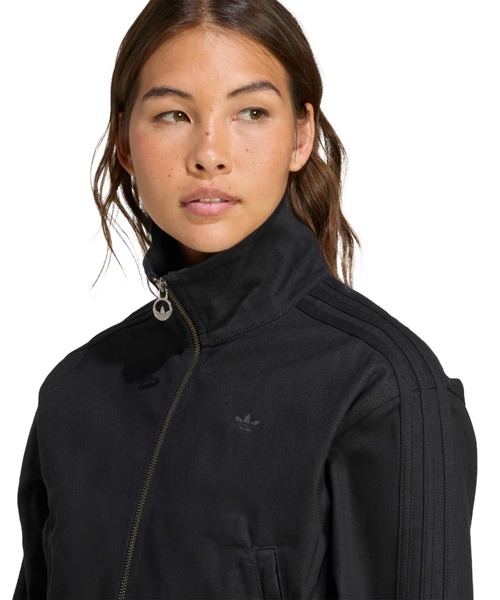 最終値 adidas 起毛ツイル Firebird TRACK TOP（XL） adidas（アディダス） コート アウター adidas FIREBIRD TWILL CROP