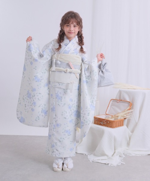 KYOETSU（京越） 着物 七五三 着物 四つ身 7歳 女の子 15点セット