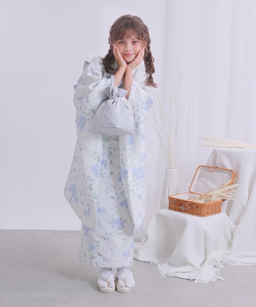 KYOETSU（京越） 着物 七五三 着物 四つ身 7歳 女の子 15点セット