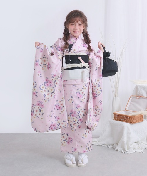 KYOETSU（京越） 着物 七五三 着物 四つ身 7歳 女の子 15点セット