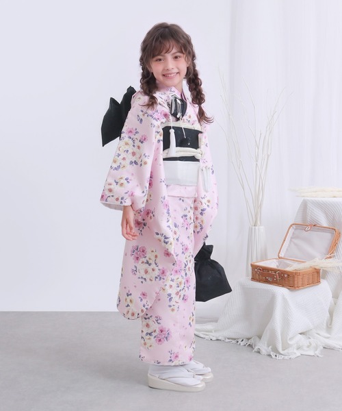 KYOETSU（京越） 着物 七五三 着物 四つ身 7歳 女の子 15点セット