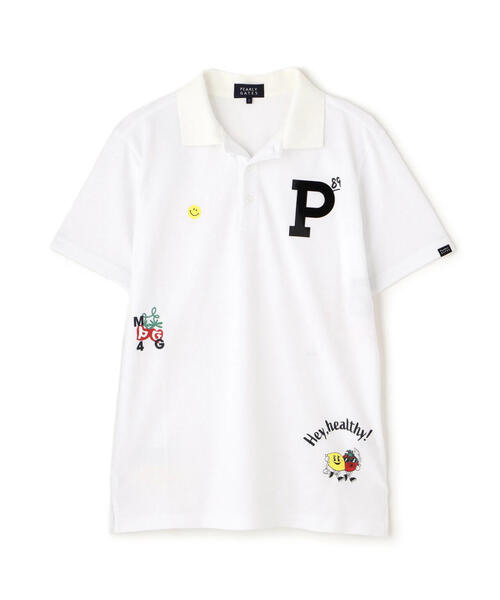 PEARLY GATES パーリーゲイツ　半袖ポロシャツ　ワッフル　メンズ ワッフルメッシュ半袖ポロシャツ | PEARLY GATES（パーリー
