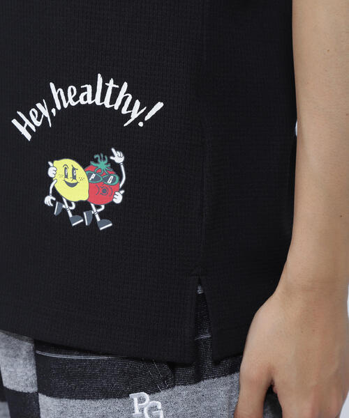 PEARLY GATES ポロシャツ 「PEARLY GATES」ワッフルメッシュ半袖