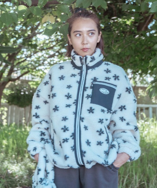 「ROXY」 ジップアップブルゾン SMALL ナチュラル レディース_画像2