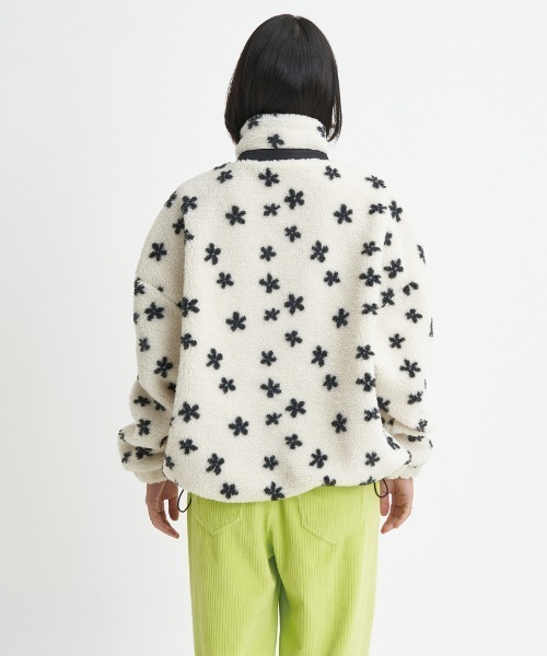 「ROXY」 ジップアップブルゾン SMALL ナチュラル レディース_画像5