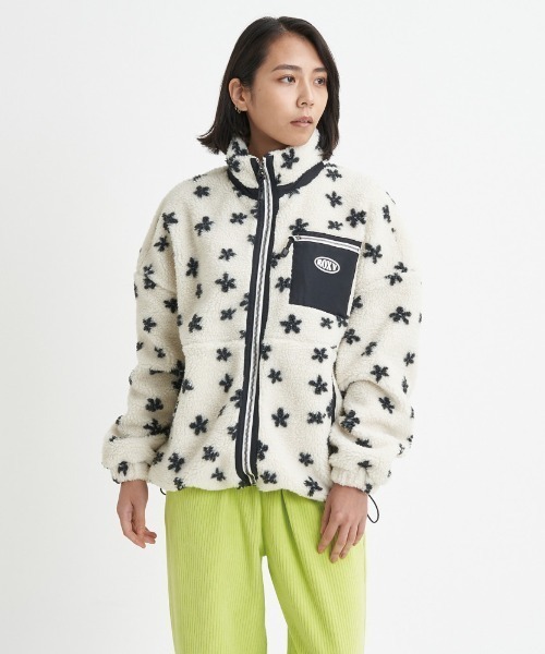 「ROXY」 ジップアップブルゾン SMALL ナチュラル レディース_画像7