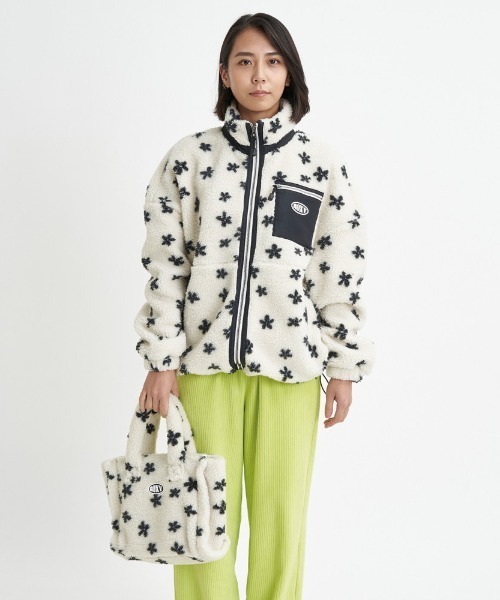 「ROXY」 ジップアップブルゾン SMALL ナチュラル レディース_画像9