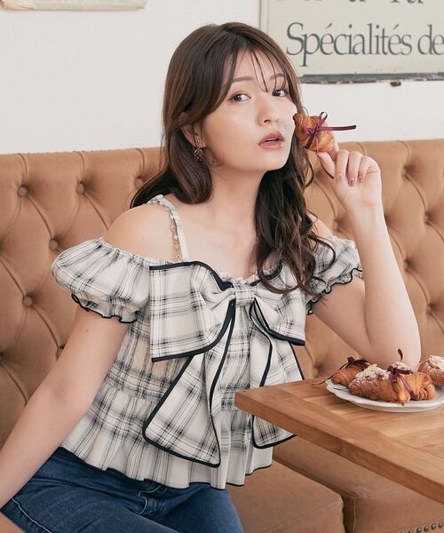 MAJESTIC LEGON（マジェスティックレゴン） ブラウス シャツ チェーン