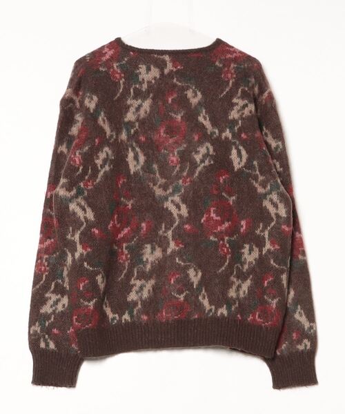 Needles フラワー柄 カーディガン M Needles 「Needles」 花柄ニット