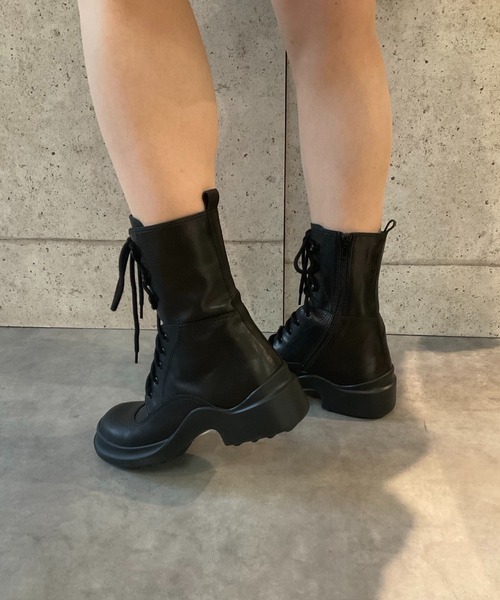 通販 Jeffrey campbell レースアップシューズ 厚底 Jeffrey Campbell