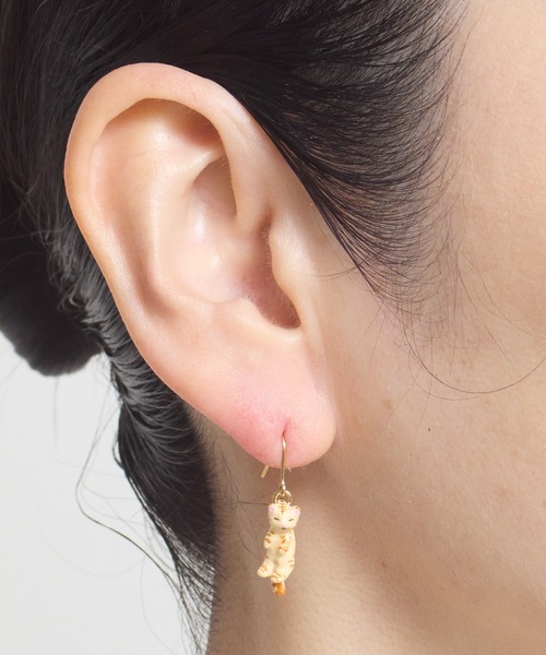 gargle（ガーグル） ピアス ガーグル：アニマルシリーズ つままれ猫