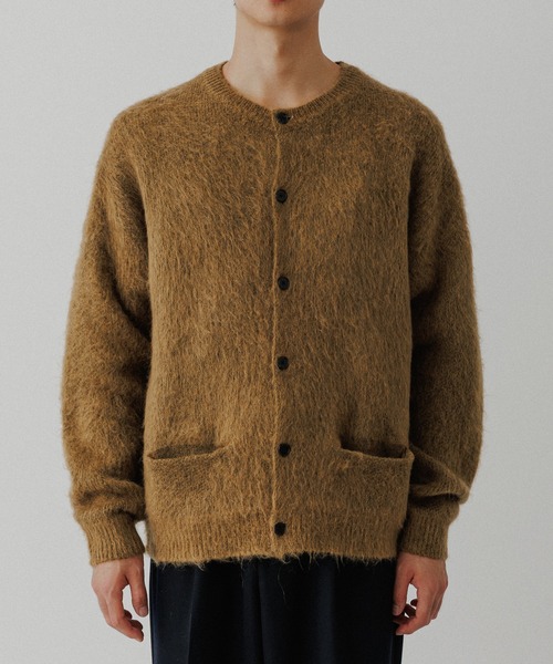 ADAM ET ROPE' カーディガン モヘアミックス オーバーサイズ