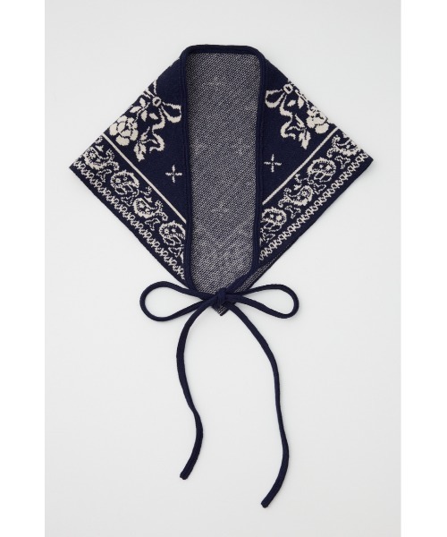 SLY（スライ） スカーフ バンダナ JQ KNIT BANDANA ジャガード ニット