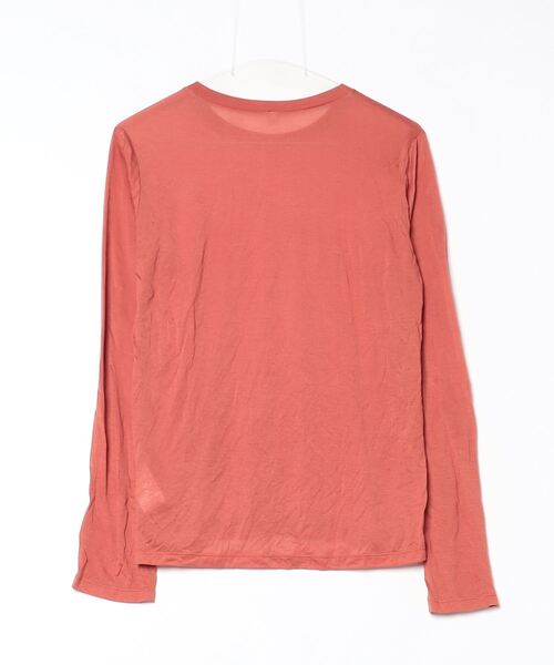 baserange ベースレンジ　LONG SLEEVE TEE RED 赤 Baserange / OMO LONG SLEEVE (MINO RED) | JUQUI Online