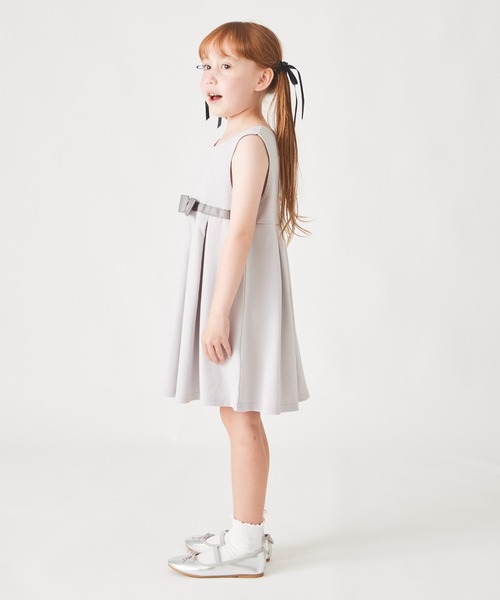 CFCL キッズノースリーブワンピース グレー ストライプ　ロンハーマン ever closet（エバークローゼット） ワンピース フォーマル
