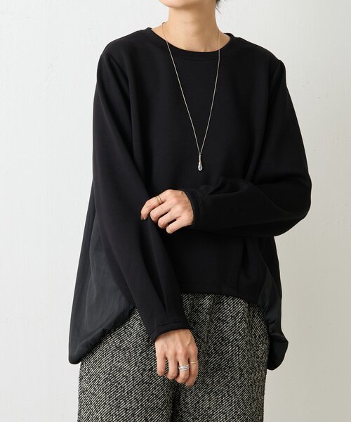 BEARDSLEY（ビアズリー） tシャツ 割繊コンビプルオーバー レディース